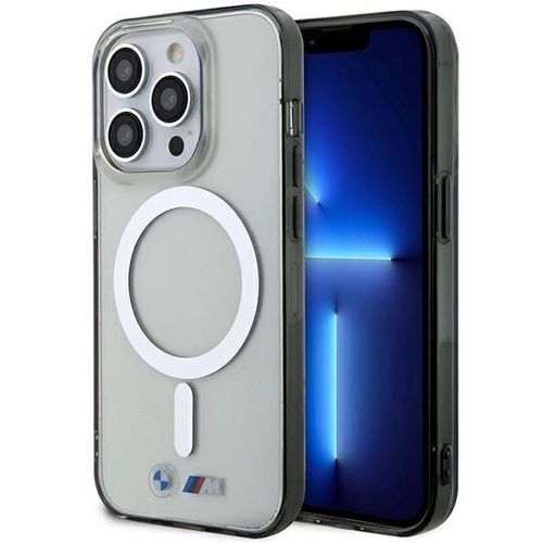 Case BMW BMHMP14LHCRS iPhone 14 Pro 6.1&quot; transparent hardcase Silver Ring MagSafe, BMW 3666339122362 3666339122362