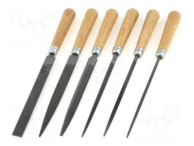 Kit: files; assembly works,finish works,metalworks; 100mm C.K CK-120P