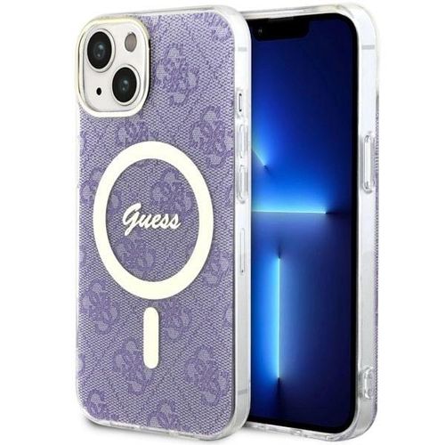 Guess 4G MagSafe case for iPhone 14 - purple, Guess 3666339127190 3666339127190