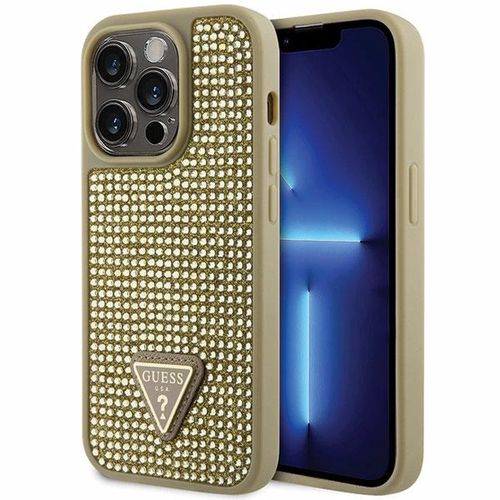 Guess GUHCP14LHDGTPD iPhone 14 Pro 6.1" gold/gold hardcase Rhinestone Triangle, Guess 3666339120078 3666339120078