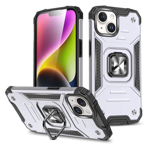 Wozinsky Ring Armor iPhone 15 Plus iPhone 15 Plus Ring Armor Case - Silver, Wozinsky 5907769321214 5907769321214