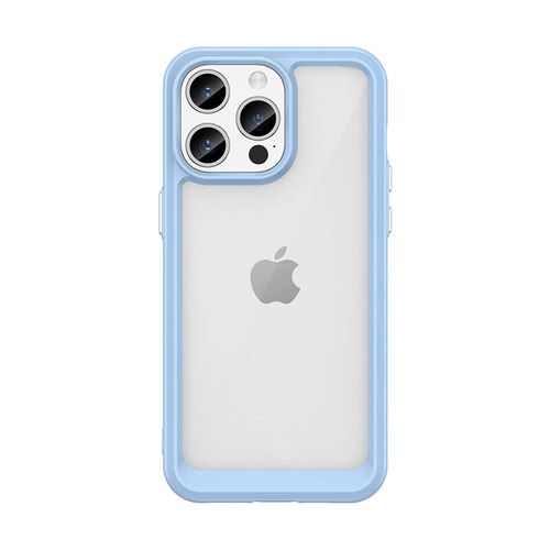 iPhone 15 Pro Max Outer Space Reinforced Case with Flexible Frame - Blue, Hurtel 5907769356735 5907769356735