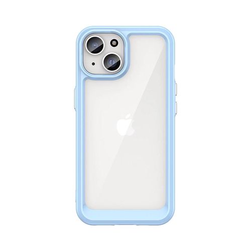 iPhone 15 Plus Outer Space Reinforced Case with Flexible Frame - Blue, Hurtel 5907769356650 5907769356650