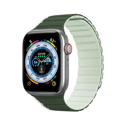 Magnetic Apple Watch SE, 9, 8, 7, 6, 5, 4, 3, 2, 1 (41, 40, 38 mm) Dux Ducis Strap (LD Version) - green, Dux Ducis 6934913027882 6934913027882