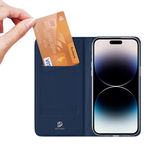 Dux Ducis Skin Pro Wallet Case for iPhone 15 Pro - Blue, Dux Ducis 6934913025420 6934913025420