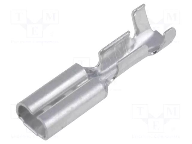 Terminal: flat; 2.8mm; 0.8mm; female; 0.3÷0.5mm2; crimped; straight VOGT 3762B.67