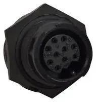 CIRCULAR CONN, RECEPTACLE, 9POS, PANEL W7881-9PG-300