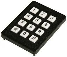 SWITCH, KEYPAD, 3X4, 5mA, 12V, ABS 96AB2-102-F..