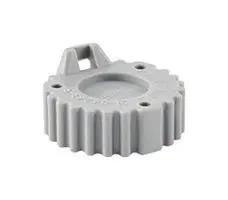 CAP, 6POS, RCPT, THERMOPLASTIC, GREY AHDC-16-6
