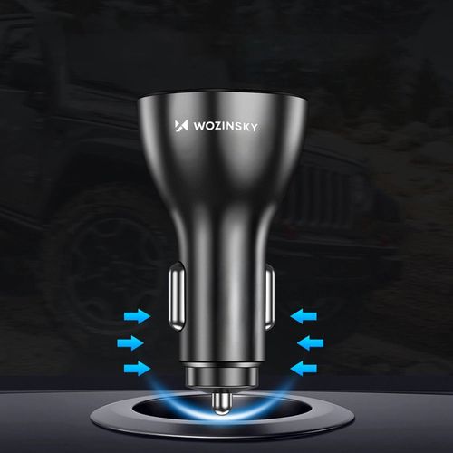 Wozinsky WCCAW 50W 4x USB-A QC car charger - white, Wozinsky 5907769308246 5907769308246