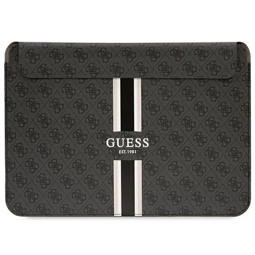Guess 4G Printed Stripes cover for a 14&quot; laptop - black, Guess 3666339120511 3666339120511