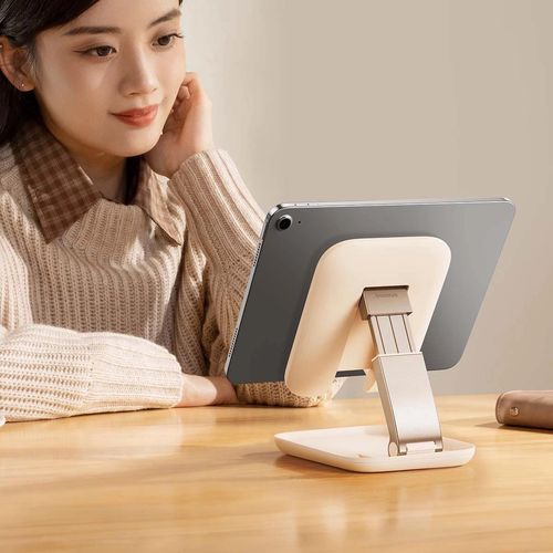 Baseus BS-HP009 Seashell Series foldable tablet stand - pink, Baseus 6932172634636 6932172634636