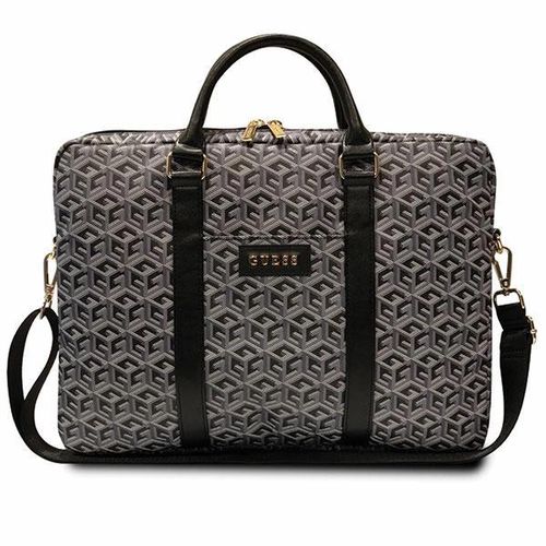 Guess GCube Stripes bag for a 16&quot; laptop - black, Guess 3666339112981 3666339112981