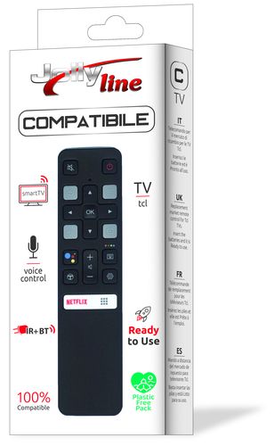 Сменный пульт дистанционного управления для TCL Smart TV с голосовым управлением, Bluetooth JL1510 8023389764914
