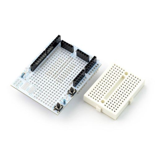 Velleman VMA201 Proto Shield + mini breadboard 170 holes - shield for Arduino VEL-13015 5410329729585