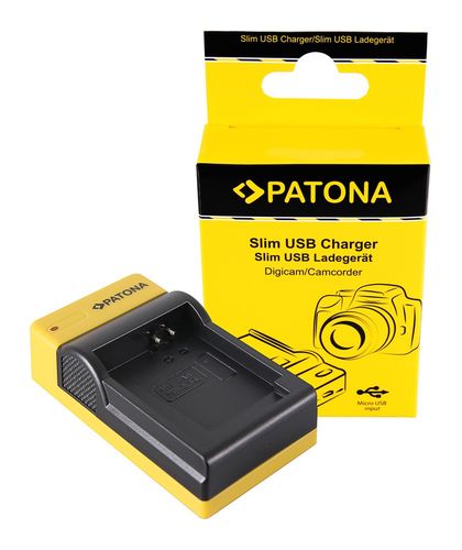 PATONA Slim micro-USB Charger f. Canon NB-13L PowerShot G5 X G5X G7 X G7 X Mark II G7X G9 X G9X, PATONA 151671 4055655202268