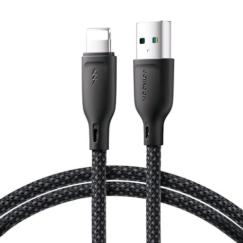 Joyroom Multi-Color Series S-A34 USB-A / Lightning 3A cable 1m - black, Joyroom 6941237110527 6941237110527