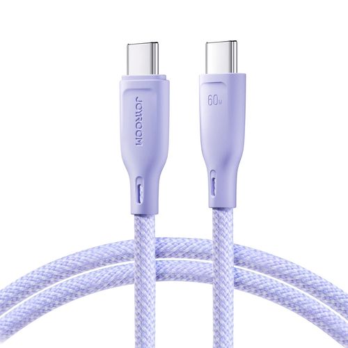 Joyroom Multi-Color Series S-A34 USB-C / USB-C PD 60W 1m Cable - Purple, Joyroom 6941237110251 6941237110251