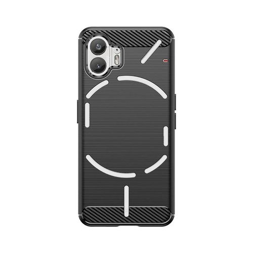 Carbon Case silicone case for Nothing Phone 2 - black, Hurtel 5907769358760 5907769358760