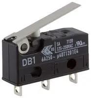 MICROSWITCH, SPDT, MED LEVER DB1C-A1LC
