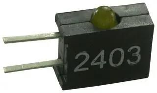 LED, PCB, 2MM, 5V, YELLOW 555-2403F