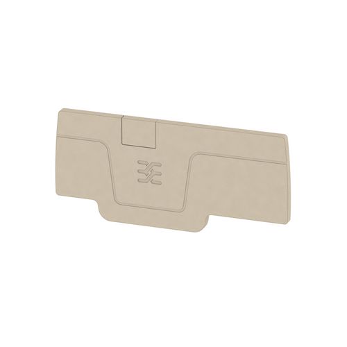 End plate (terminals), 64.15 mm x 2.1 mm, dark beige Weidmuller 1521510000 04050118328417