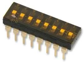 SWITCH, DIL, TRI-STATE, 8WAY MCTIIR-08-T