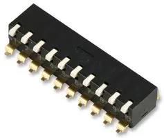 SWITCH, DIL, PIANO, SMD, 10WAY MCEPM-10