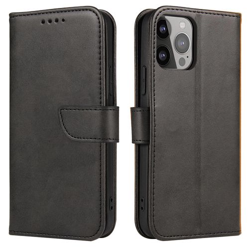 Magnet Case with flap and wallet for Tecno Spark 10 - black, Hurtel 5907769359002 5907769359002