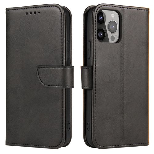 Magnet Case with flap and wallet for Samsung M54 - black, Hurtel 5907769358975 5907769358975