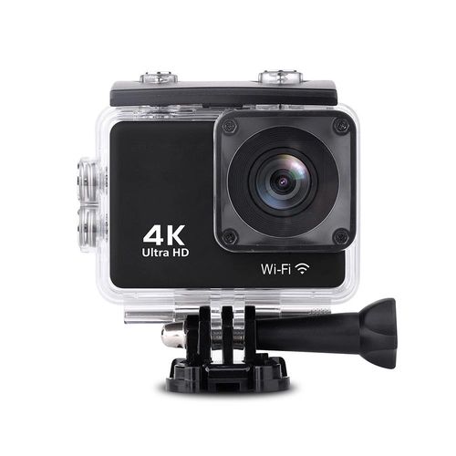 DV8500 4K Wi-Fi 16Mpx sports camera waterproof wide angle + accessories - black, Hurtel 5907769308574 5907769308574