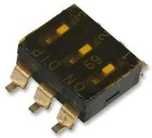 SWITCH, DIL, 3WAY, SPST, RECESSED MCEMR-03-T