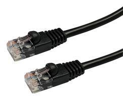 PATCH LEAD, CAT5E, BLACK, 5M 2965-5BK