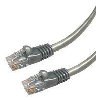 PATCH LEAD, CAT5E, SILVER, 0.3M 2965-0.3AG