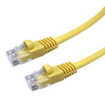 PATCH LEAD, CAT5E, YELLOW, 0.3M 2965-0.3Y