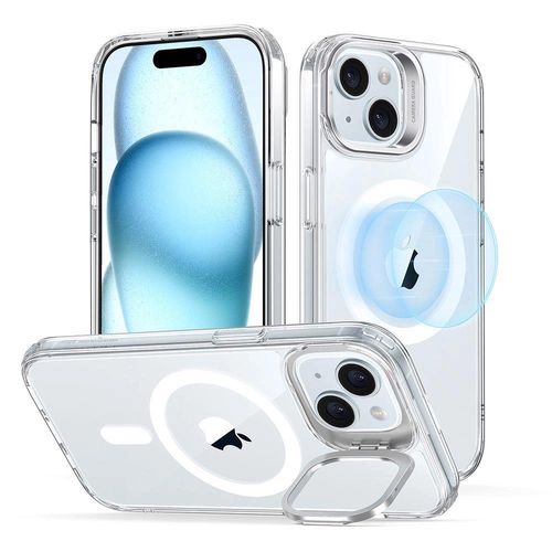 ESR Classic Kickstand Halolock Case with MagSafe for iPhone 15 Plus - Clear, ESR 4894240176504 4894240176504