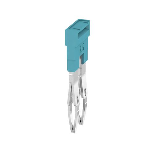 Cross-connector (terminal), Plugged, Number of poles: 2, Pitch in mm: 5.10, Insulated: Yes, 24 A, blue Weidmuller 1527740000 04050118448658