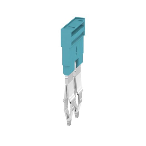 Cross-connector (terminal), Plugged, Number of poles: 2, Pitch in mm: 6.10, Insulated: Yes, 32 A, blue Weidmuller 1528040000 04050118332773
