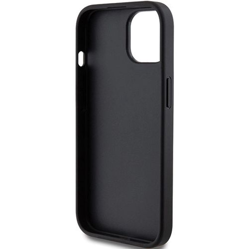 Guess Glitter Script Big 4G case for iPhone 15 - black, Guess 3666339147365 3666339147365