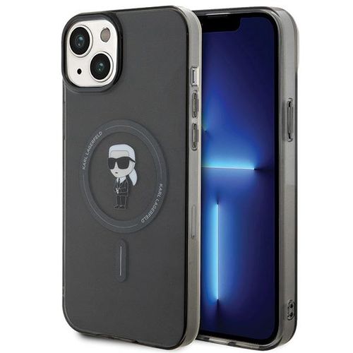 Karl Lagerfeld IML Ikonik MagSafe case for iPhone 15 Plus - black, Karl Lagerfeld 3666339162283 3666339162283