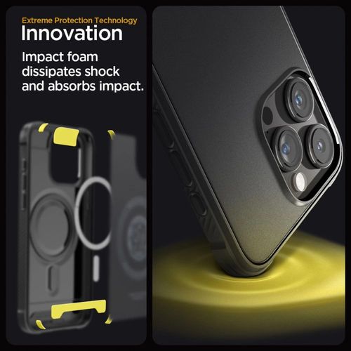 Spigen Rugged Armor Mag Case with MagSafe for iPhone 15 Pro Max - Matte Black, Spigen 8809896749107 8809896749107