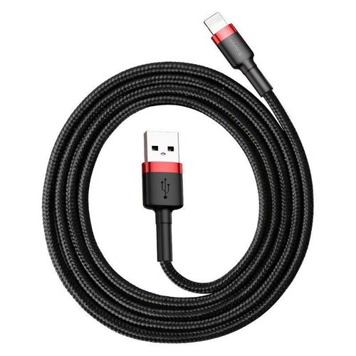 Baseus Cafule USB Lightning Cable 1,5A 2m (Black+Red), Baseus CALKLF-C19