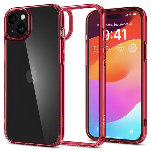 Spigen Ultra Hybrid iPhone 15 Plus Case - Red, Spigen 8809896749930 8809896749930