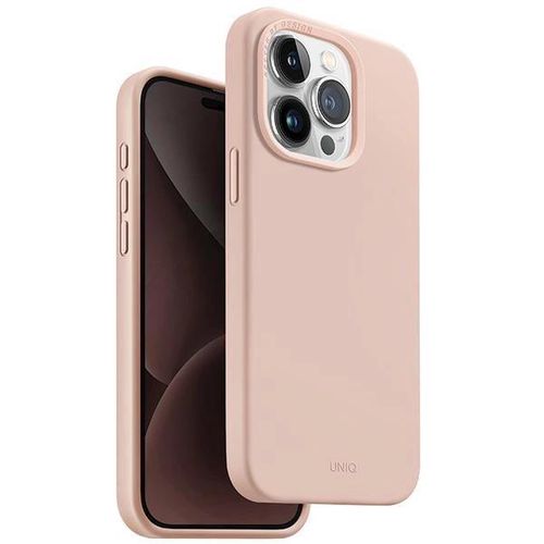Uniq Lino Hue Magclick Charging case for iPhone 15 Pro - pink, UNIQ 8886463685471 8886463685471