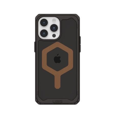 UAG Plyo MagSafe case for iPhone 15 Pro Max - black and brown, UAG 114305114348 114305114348