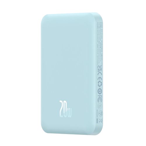 Baseus mini power bank 5000mAh 20W + USB-C cable (20V/3A) - blue, Baseus 6932172636227 6932172636227
