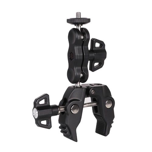 Phone and sports camera holder with clamp, Hurtel 5907769358920 5907769358920