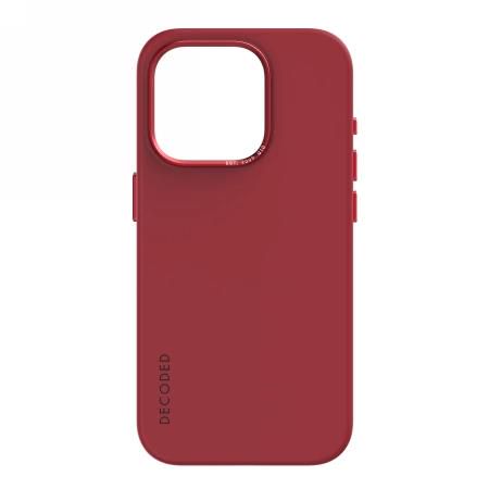 Decoded Silicone Case with MagSafe for iPhone 15 Pro - red, Decoded 8720593010973 8720593010973