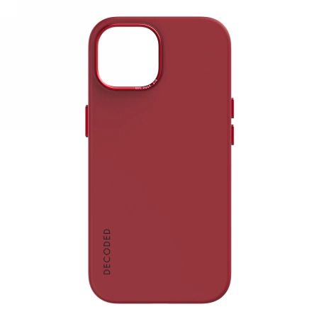 Decoded Silicone Case with MagSafe for iPhone 15 Plus - red, Decoded D24IPO15PLBCS9AD D24IPO15PLBCS9AD