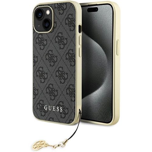 Guess 4G Charms Collection case for iPhone 15 - gray, Guess 3666339171667 3666339171667